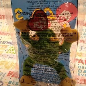 1999 MCDONALD'S SMOOCHY THE FROG BEANIE BABY TY